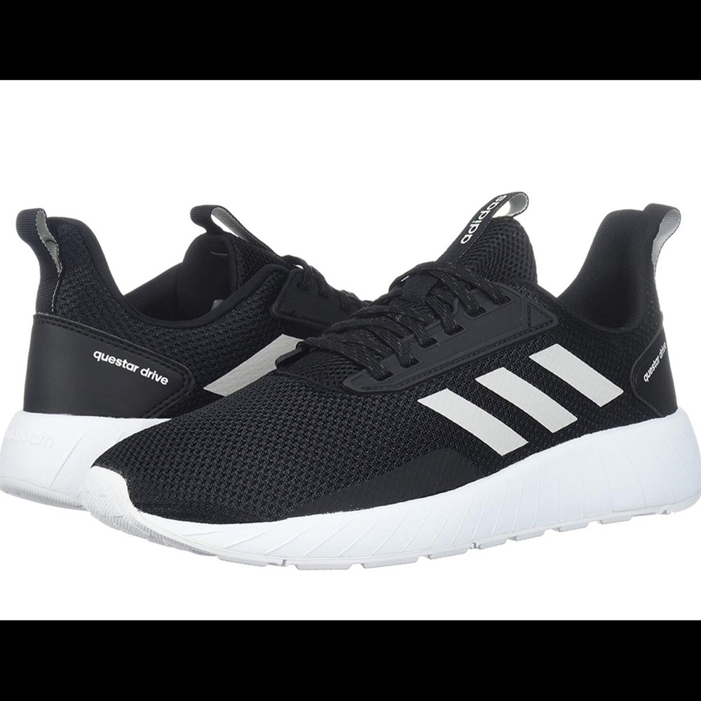 ❤️❤️Black. Beauty Adidas NWT  comfortable shoes - Picture 3 of 7